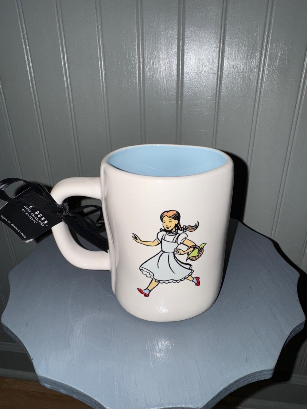 Rae Dunn Wizard of Oz collection DOROTHY “follow your own path”‎ Magenta Mug